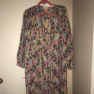 Multicolored duster